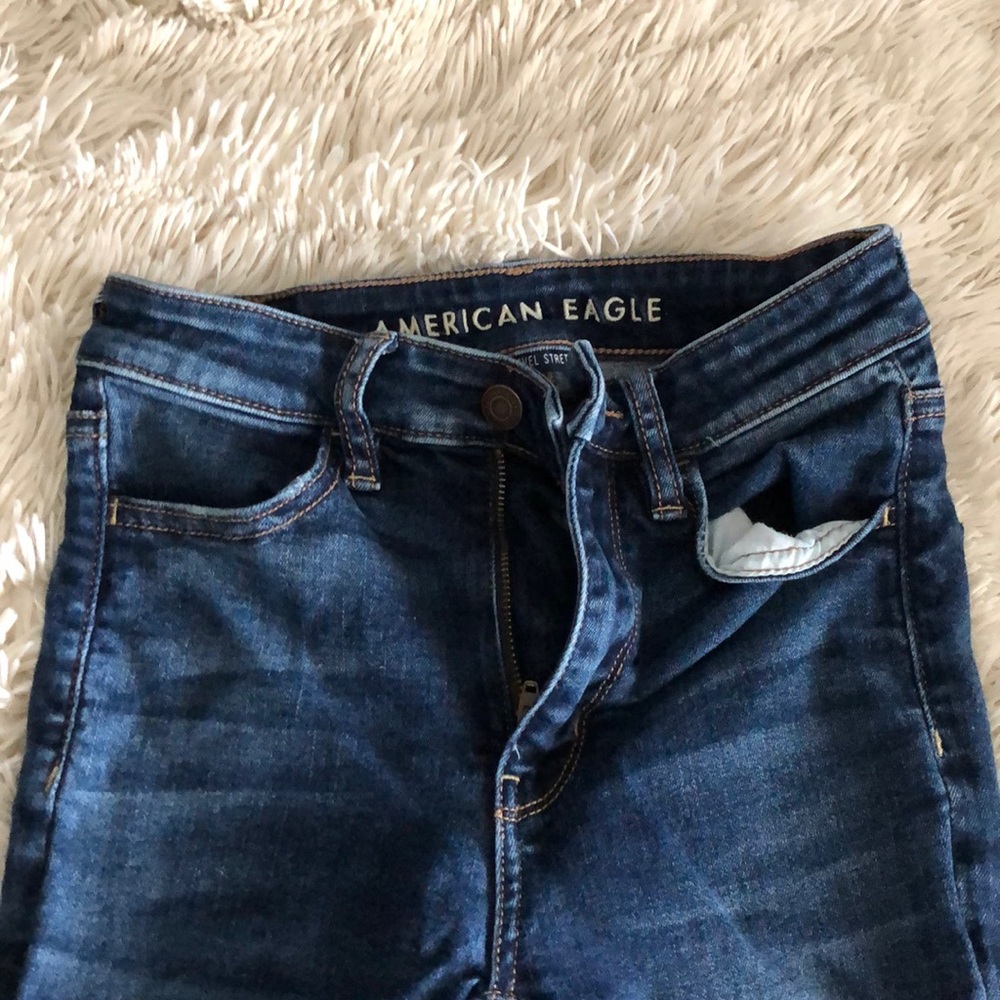 American Eagle High Rise Skinny Jeans
